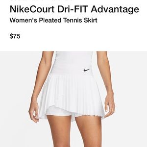 NIKE PLEATED TENNIS SKIRT